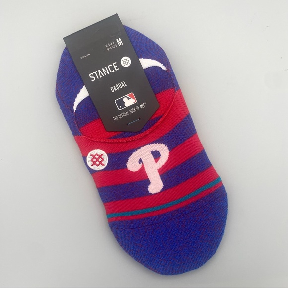 NWT Stance Philadelphia Phillies Twist No Show Socks, Size Medium - COPY - Picture 2 of 10